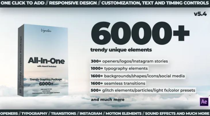 Videohive - 6000+ Graphics Pack V5.4