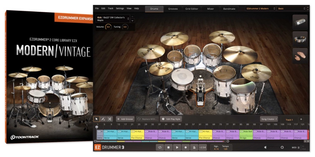 Toontrack EZdrummer 2 Core Library v1.2.1 [WiN, MacOSX]