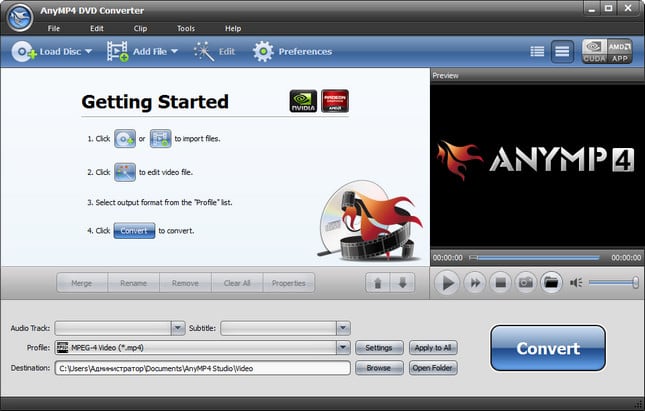 AnyMP4 DVD Converter 7.2.12 