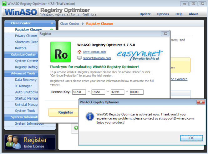 WinASO Registry Optimizer 5.5.0.0 Free Download