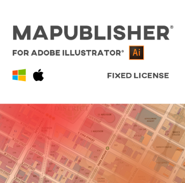Avenza MAPublisher for Adobe Illustrator 10.4 win/10.4 Mac Free download