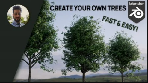 Create your Own Trees in Blender 2.8 | Fast and Easy | Blender 2.90 Free Download