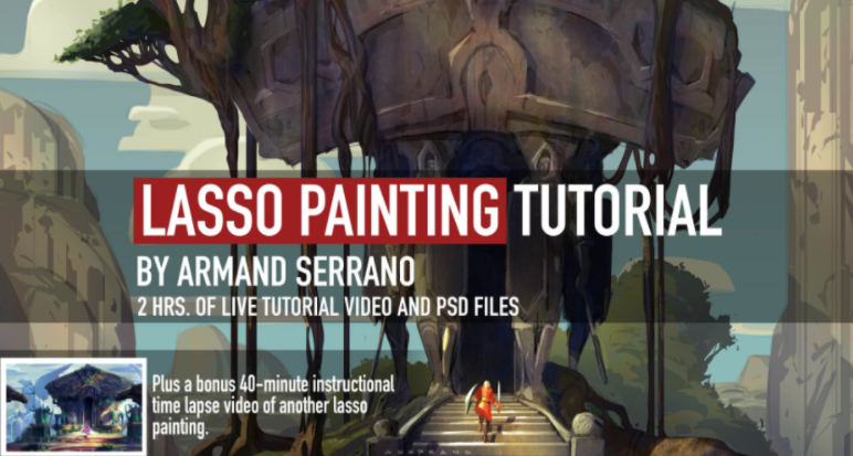 Lasso Painting Tutorial by Armand Serrano