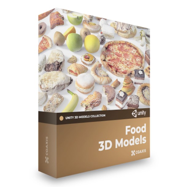 CGAxis – Food 3D Models for Unity Collection
