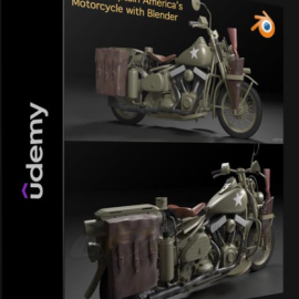 UDEMY – CREATE CAPTAIN AMERICA’S MOTORCYCLE WITH BLENDER (Premium)