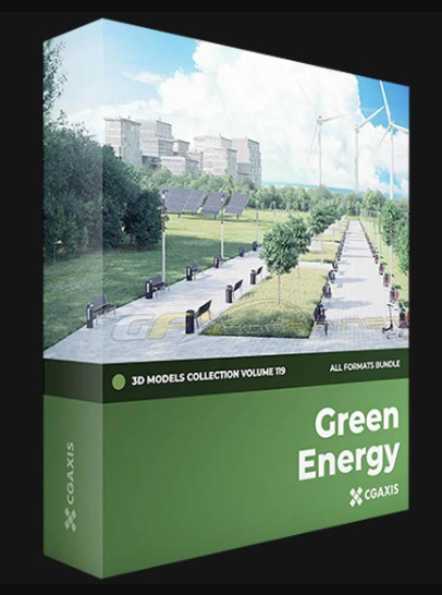 CGAXIS – GREEN ENERGY 3D MODELS COLLECTION – VOLUME 119