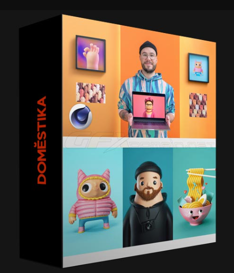 DOMESTIKA – 3D SELF-PORTRAIT CREATION FOR SOCIAL MEDIA IN CINEMA 4D