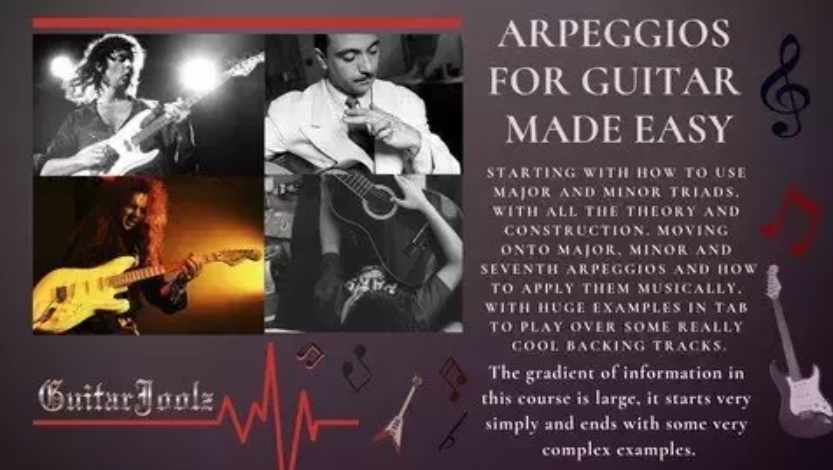 Udemy Arpeggios For Guitar Made Easy The Magic Of Triads [TUTORiAL]
